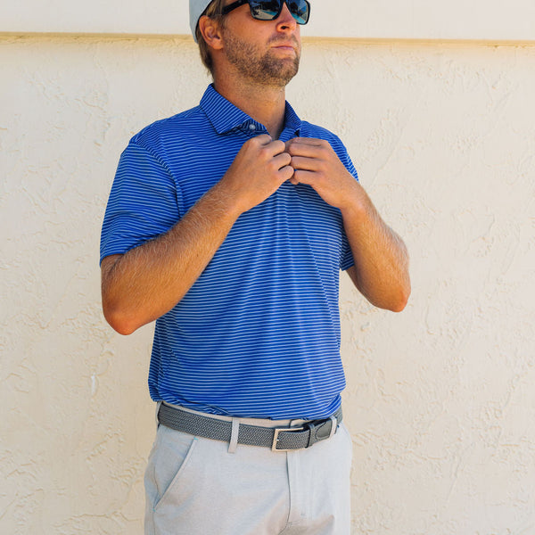 The Ringer Performance Golf Polo - Classic Stripe