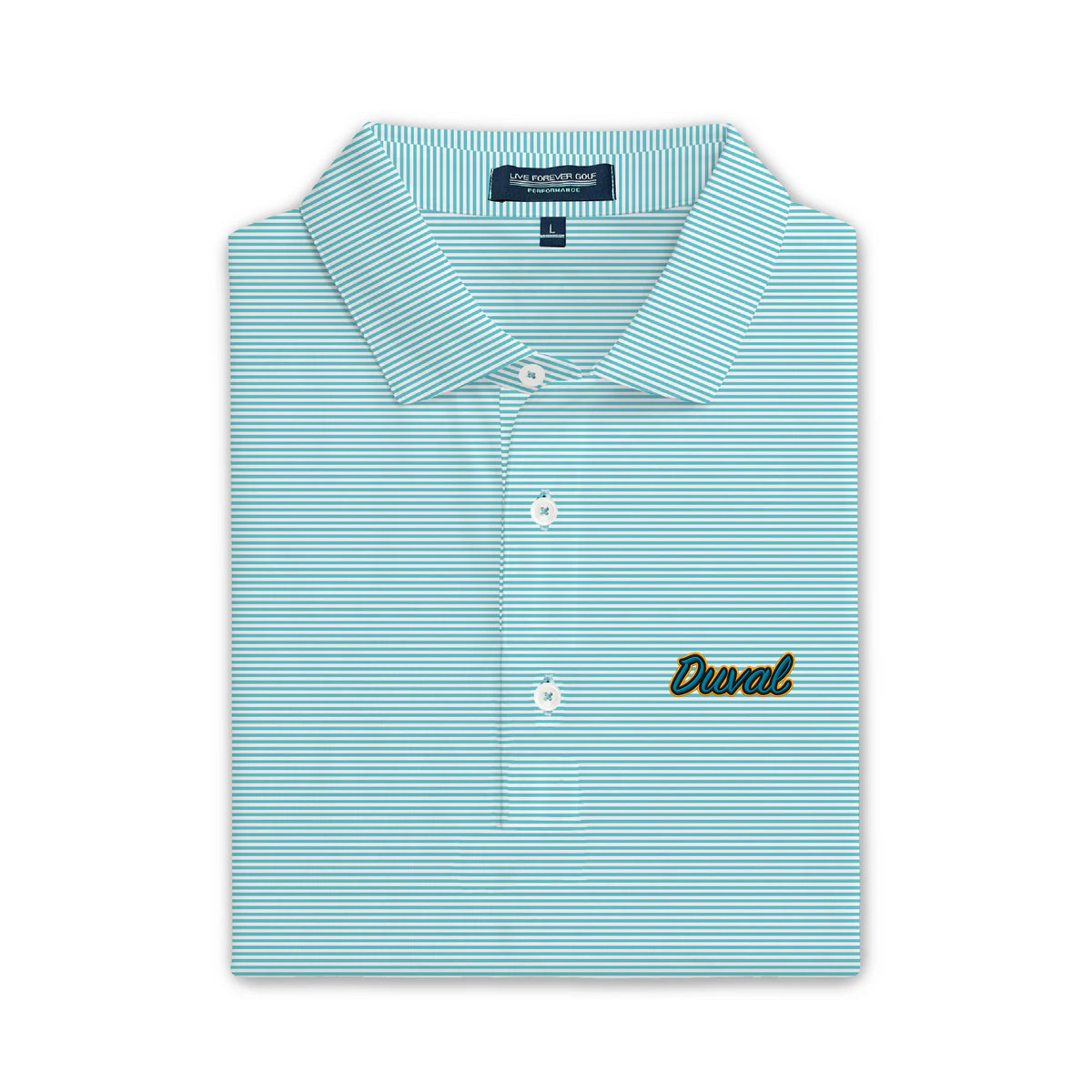 "Duval" Hometown Ringer Performance Polo