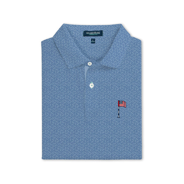 USA GC Ringer Performance Polo Pin & Flag Polo