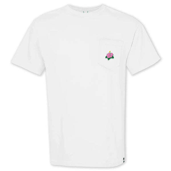 Floral Azalea Groovy Pocket Tee
